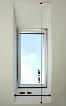 Rolovací síť do střešního okna - zaměření
