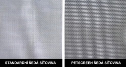 Šedá síťovina standard x Petscreen